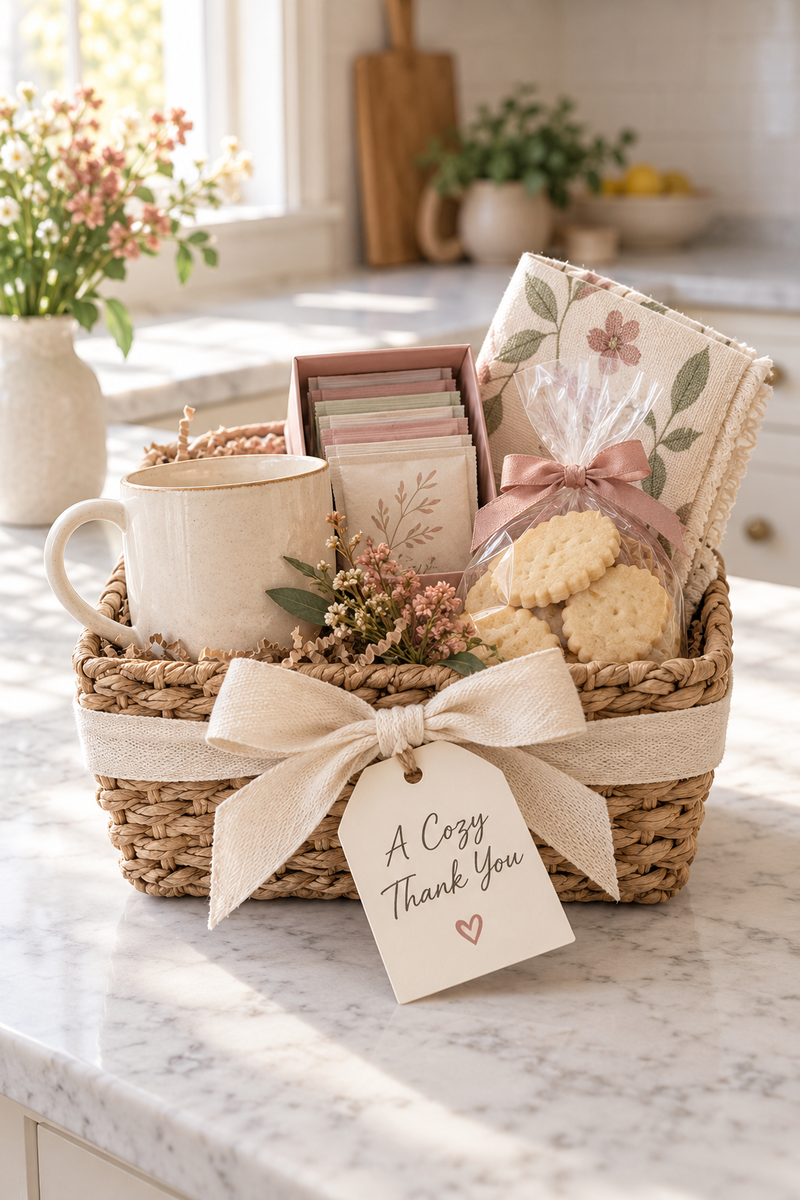 Gift baskets handmade by Heartfelt by Sally